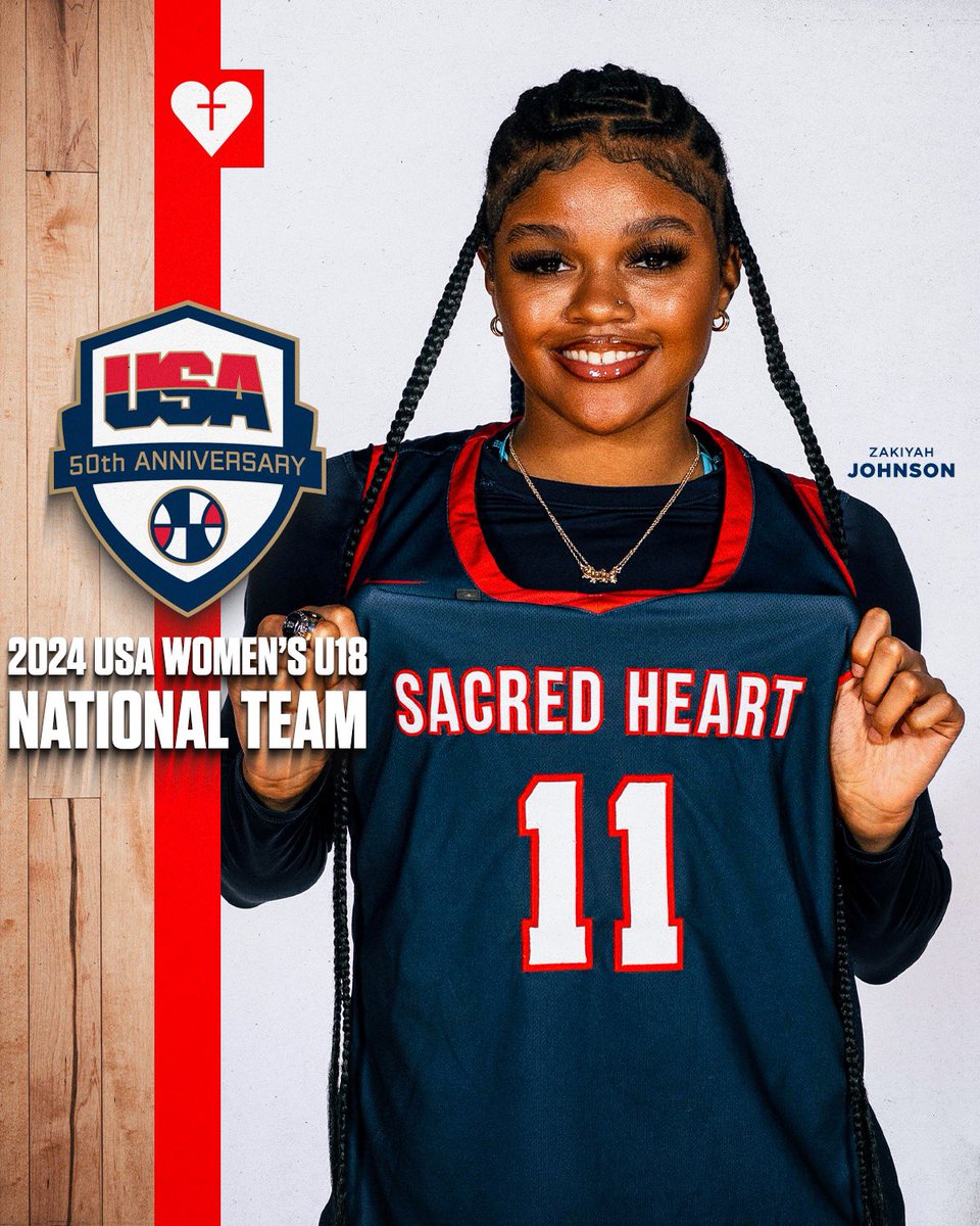 sha_sports's tweet photo. Congratulations to ZaKiyah Johnson for being selected to represent Team USA in the 2024 FIBA U18 Women’s AmeriCup from June 17-23 in Colombia! 

The team will reconvene for training camp in Colorado Springs on June 8 before heading to Columbia. https://t.co/gp3bvwBI3g