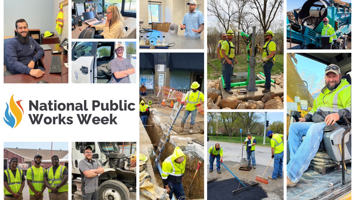 👷‍♂️🚧 National Public Works Week is here, and we're celebrating our Municipal Services & Operations team! These are the people who build, maintain, and support the infrastructure of our community. Join us in celebrating our amazing, talented, and dedicated team! #NPWW