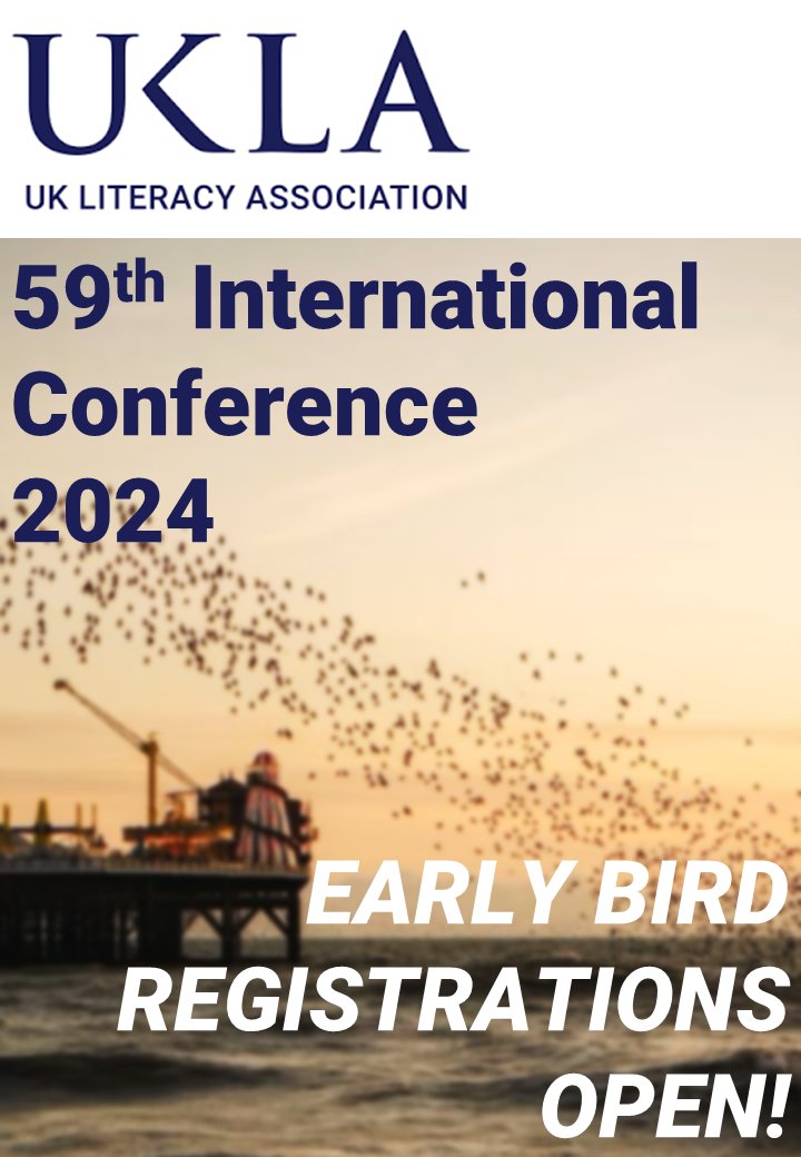 Early-bird bookings for the 2024 International Conference have been extended with accommodation options available! Visit the UKLA conference website (ukla.org/event/internat…) or log in to your Oxford Abstracts account (register.oxfordabstracts.com/event/4597)