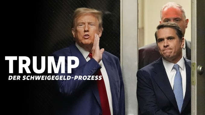 In seiner Heimatstadt New York muss sich Donald #Trump wegen einer Schweigegeld-Zahlung an eine Pornodarstellerin verantworten. Es ist der erste Strafprozess gegen einen früheren US-Präsidenten. Zum Liveblog: