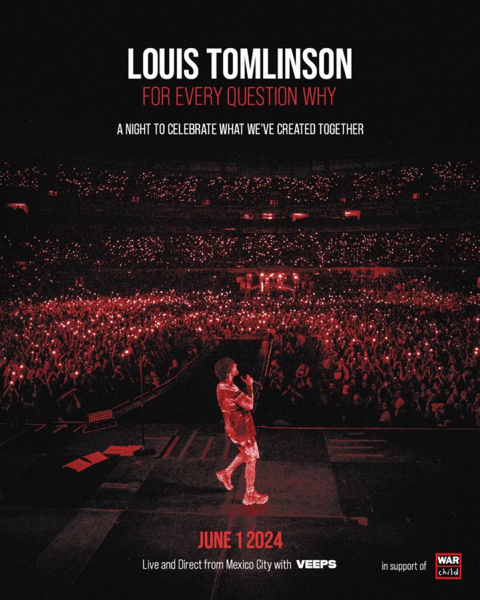 ✔️Biggest night of his solo career 
✔️Biggest audience of his solo career 
✔️He wantsto share it with every fan everywhere 
✔️He wants to help war torn children 

Louis Tomlinson this world does not deserve you veeps.com/louistomlinson…