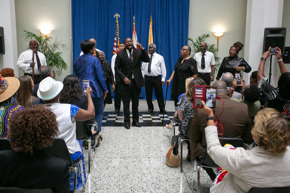 What an uplifting and moving event at City Hall this morning as we celebrated Emancipation Day in Florida. There is no question that the movement for civil rights has made immense progress over the past 159 years. We also can’t deny that there is more work ahead to achieve full