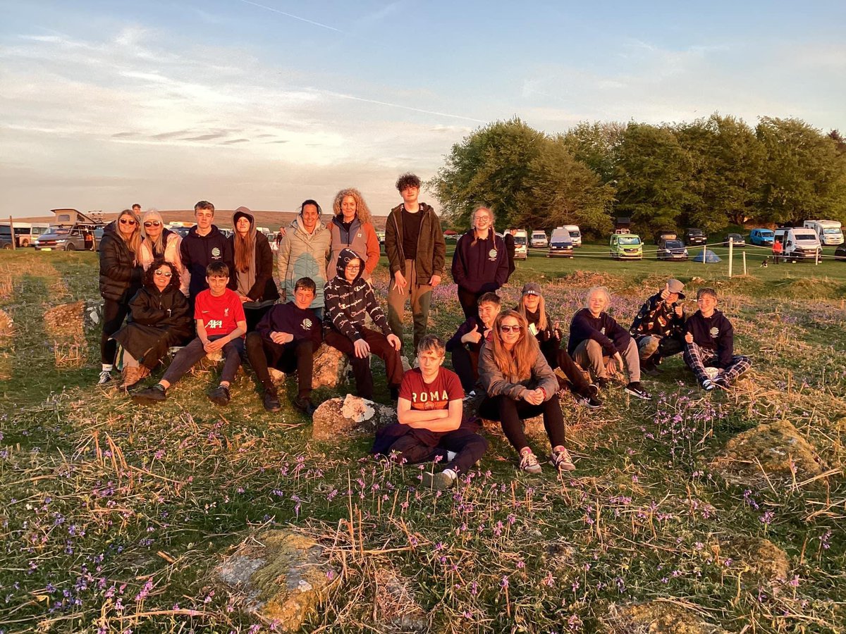 Ten Tors evening - dinner was on the go whilst the students enjoyed exploring camp and having a kick around. After dinner, we enjoyed watching the beautiful sun set before settling down with a hot chocolate - we needed to be well rested for the big day!