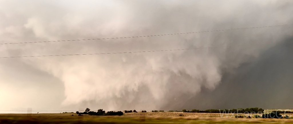 Multi vortex wedge tornado yesterday near Butler, OK #okwx