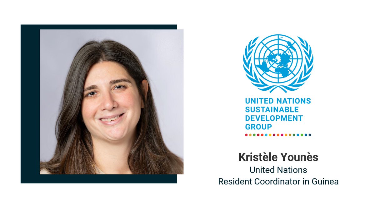 Congrats to Kristèle Younès on her appointment by @UN chief @antonioguterres to lead our @OnuGuinee team! We look forward to working with her and her team to advance this Decade of Action #ForPeopleForPlanet. ⏩bit.ly/KristeleYounes