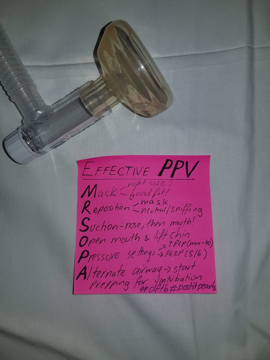 DFTBubbles's tweet photo. Neonatal airway management: Top tips on effective PPV
#DFTB #postitpearls https://t.co/obLNwP19Q5