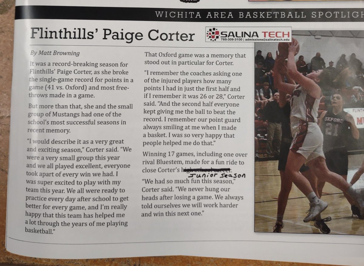 Jimmy82mustangs's tweet image. Super proud of our granddaughter Paige, keep up the work 🏀⛹️‍♀️💪@CorterPaige