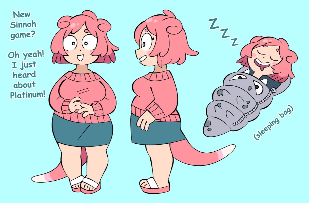 Thanks for liking my slowpoke gal! Here's some more doodles :3c