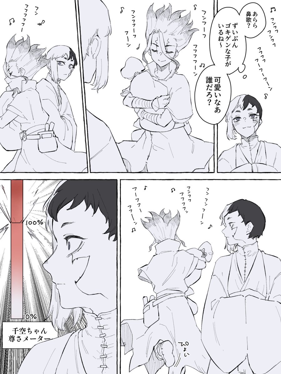 無自覚の可愛い行動がぶっ刺さるゲ千

機嫌のいい🚀はおそらく無自覚に鼻歌歌うし図面引きながら脚をぱたつかせたり尻をふりふりしている 