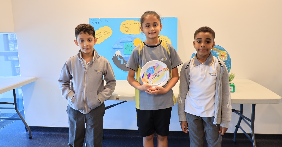 It's Science Week at Ignite School! Our students are thrilled to showcase their science projects to everyone. Join us in celebrating their hard work and enthusiasm as they showcase the brilliance of science.

#IgniteSchool #AmericanCurriculum #SchoolinDubai #UAESchools