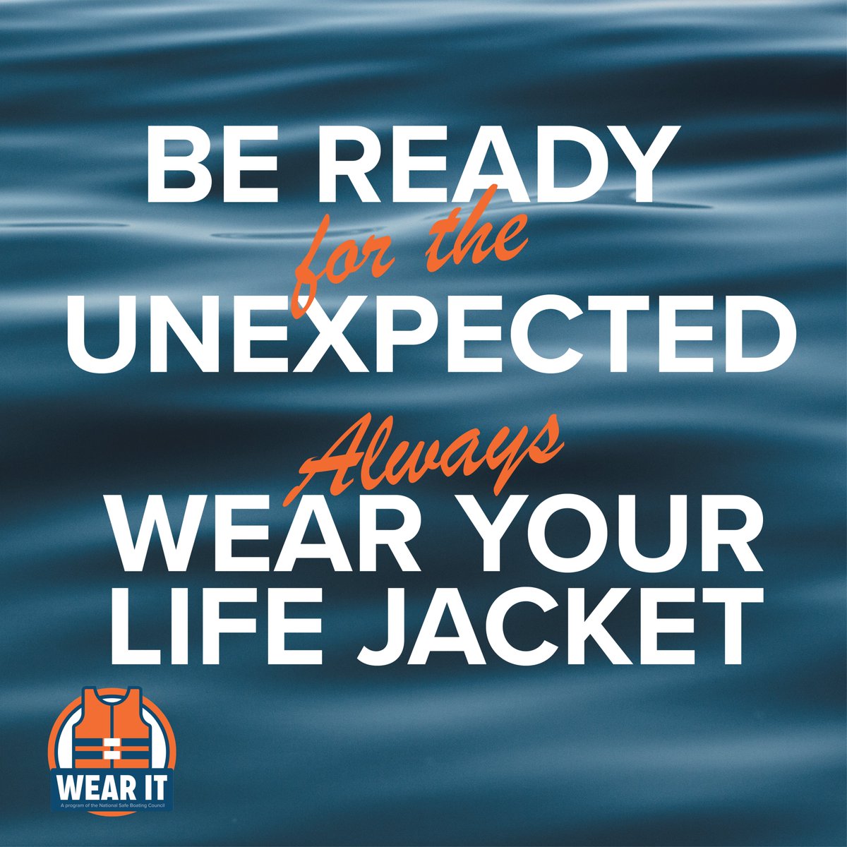 The best life jacket is one you will wear. Accidents happen quickly -- if you’re not wearing your life jacket, you won’t have time to put it on. Life jackets are for everyone, regardless of your age or swimming ability. Always #WearIt on our lakes! #SafeBoating #SafeBoatingWeek