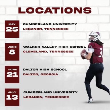 Cumberland University Football tweet media