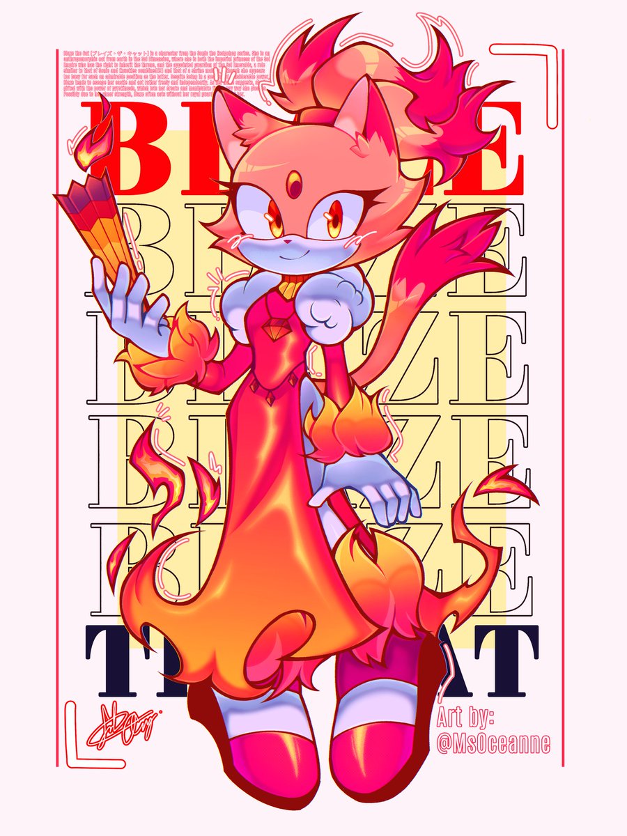 Elegance on fire.

#SonicTheHedegehog #sonicthedhedgehog #sonicfanart #TheMurderOfSonicTheHedgehog #TMOSTH #BlazeTheCat