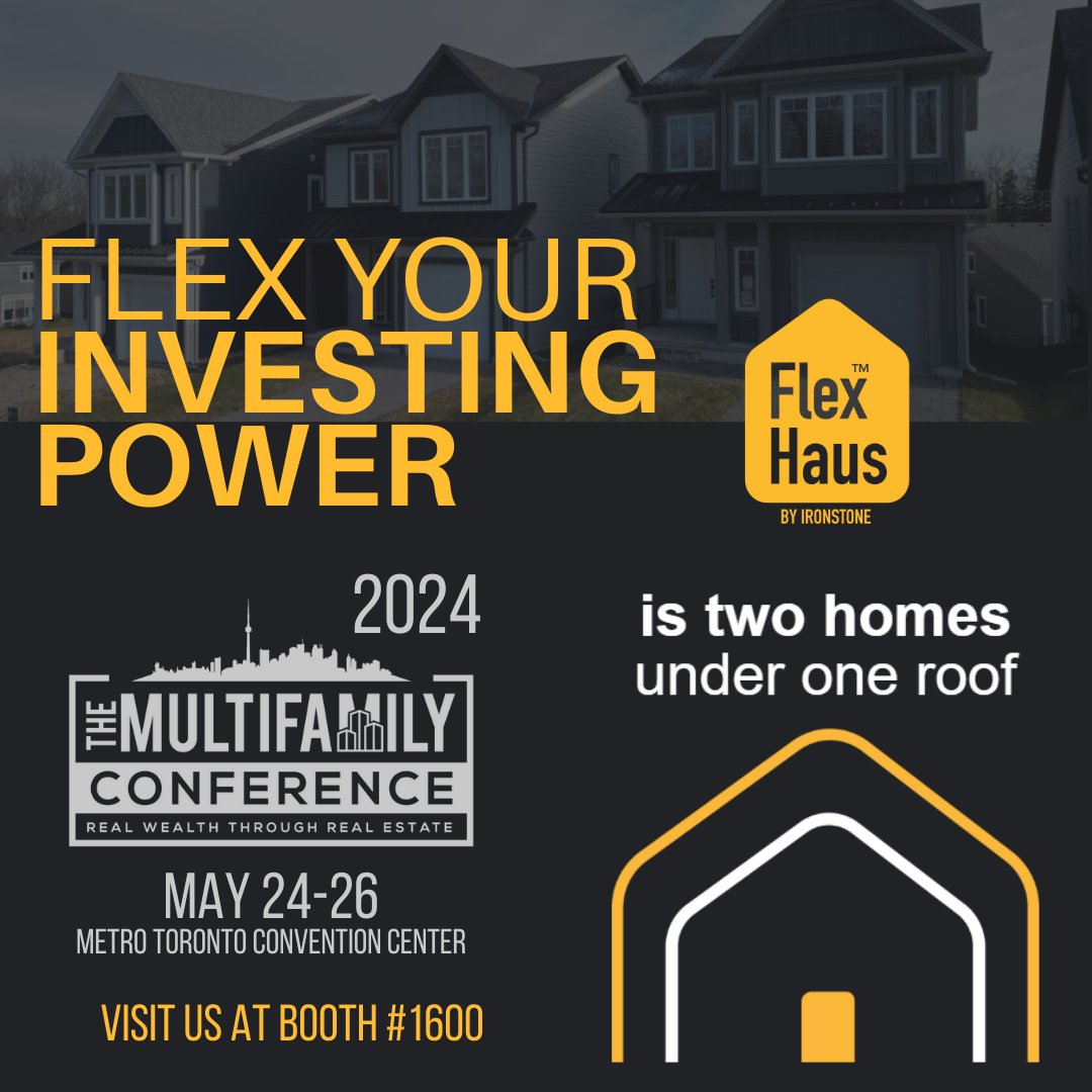 Calling all Real Estate investors! Discover the Future of Investing with FlexHaus! @TheMultifamilyConference #Ironstone #FlexHaus #RealEstateInvesting #TorontoConference #RealEstateInvestor #MFC2024 #Networking #Multifamily #MFC24 #RealEstateInvestingnvesting