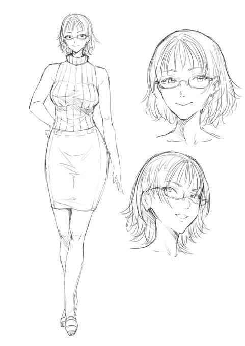 唐突にボツキャラ絵。 