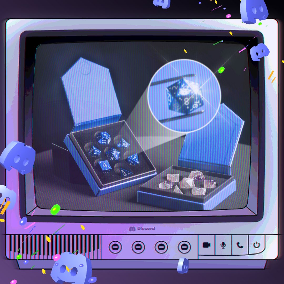 discord_fr's tweet image. [🎁 Concours 9ème 🎂 Discord]

Au pire si tu joues pas à Donjons et Dragons ces 2 sets de dés Discord à gagner sont ✨TROP BEAUX✨ 

Pour participer :
🔁 RT
❤️ Like le post
🤝 Follow @discord_fr

Mais si tu joues à D&amp;amp;D c'est mieux, c'est archi cool quand même 🎲🐉

🗓️ TAS : 27/05