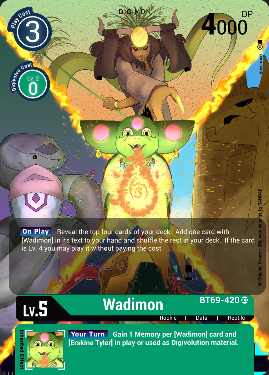 5oysauce's tweet photo. i never posted the card version of this post oops
https://t.co/9zzdRfQNP9
#digimon #digifake #デジタルモンスター #デジモン https://t.co/ctTyNRgqsh
