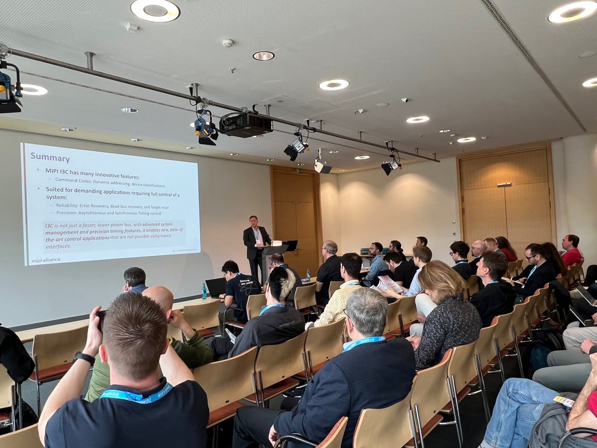 Download Michele Scarlatella's <a href="/embedded_world/">embedded world</a> session, "MIPI I3C, The Next-Generation Utility and Control Bus Supporting Time-Critical Applications," for an in-depth look at #MIPI I3C: hubs.ly/Q02xMmBC0  #ew24