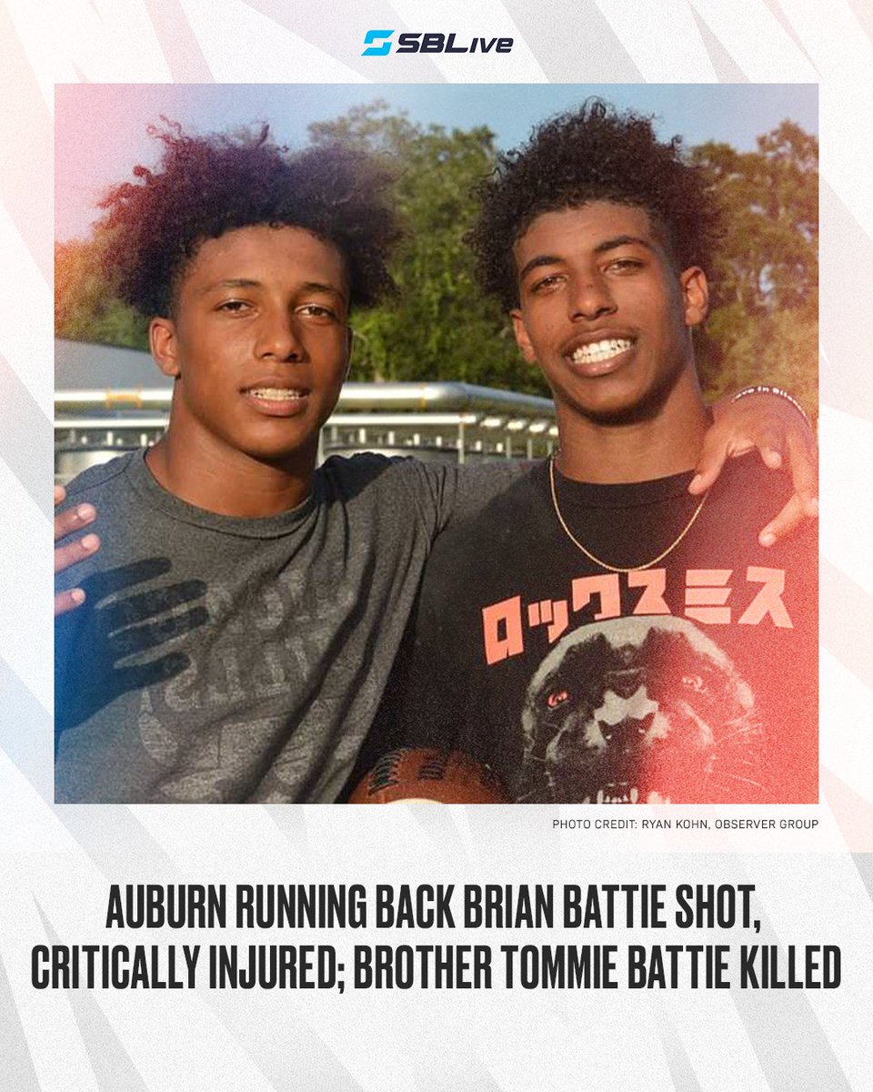 Former Sarasota High School (FL) 4-star recruit Brian Battie and his brother Tommie Battie were victims of a shooting on May 17th that resulted in Tommie's murder and left the current Auburn University running back in critical condition. highschool.athlonsports.com/florida/2024/0…