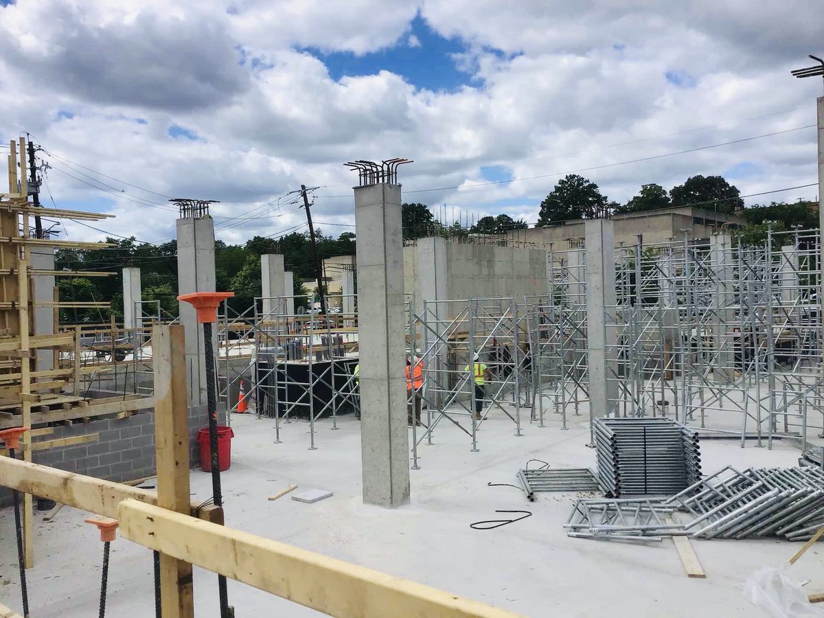 AffordableCrp's tweet photo. Construction is going vertical and moving along nicely at the H.R. Crawford Gardens project site in Washington, D.C. Once construction of this 76-unit project is complete, it will provide safe and permanent affordable housing for seniors earning up to 50% AMI #seniorhousing https://t.co/xFGWeFRtSt