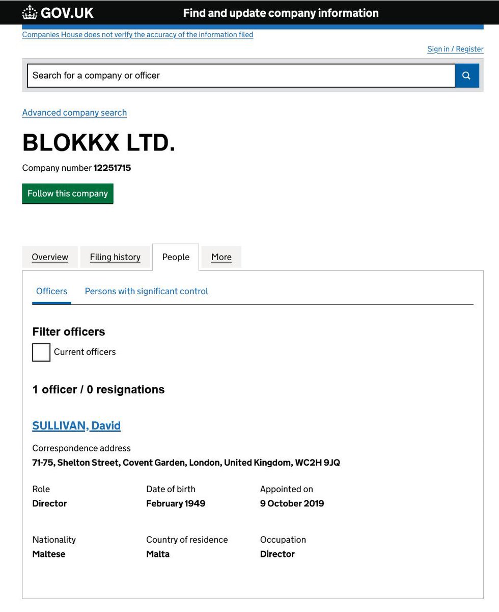 Anyone know why West Ham boss and former pornographer David Sullivan told Companies House in 2019 that he was resident in Malta?