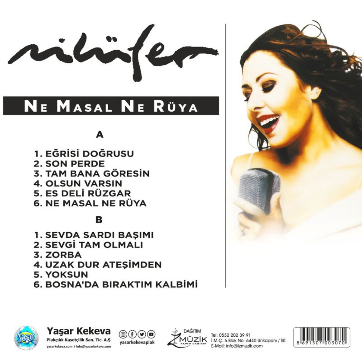 Diva_Nilufer's tweet photo. Nilüfer'in 1994 yılında çıkan 14. stüdyo albümü "NE MASAL NE RÜYA" plak formatı olarak satışa sunuldu!
Yapım: @YasarKekevaPlak
#Nilüfer #Nilüferyumlu #albüm #plak #NeMasalNeRüya #SonPerde #müzik #music #OnnoTunç #AyselGürel https://t.co/4XwAEcmGVP