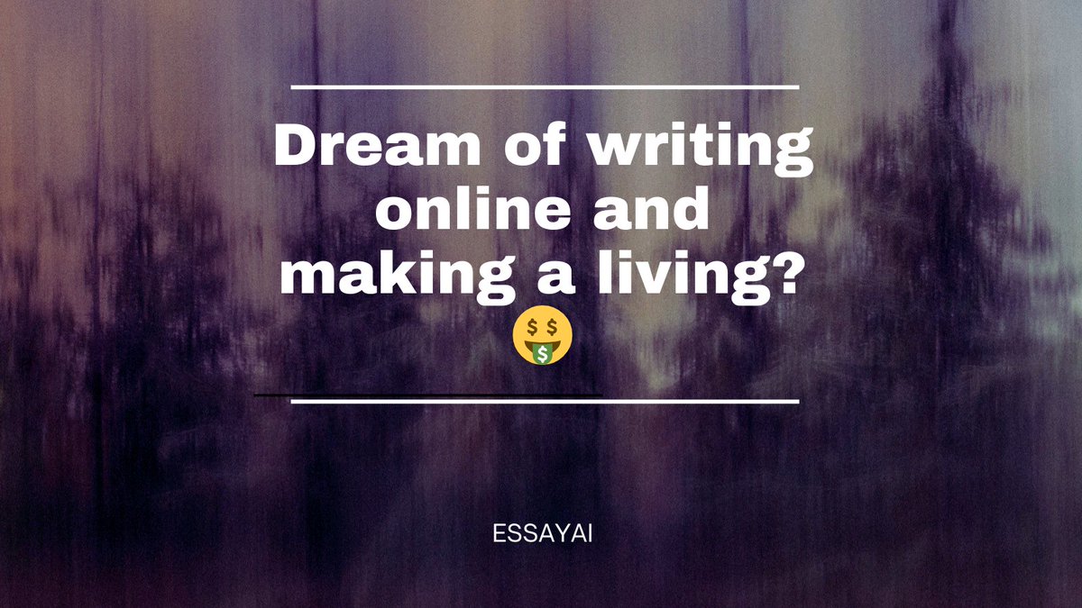 _EssayAI_'s tweet image. 🚀 Dream of writing online and making a living? 🤑

Imagine saving time, working efficiently, and boosting your skills in English writing. ✍️💼

With Essay AI, it's not just a dream. It's your reality. 🌟

Start writing better, faster, and smarter today!