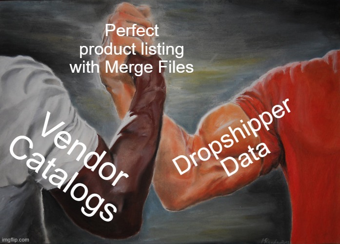 GoDataFeed's tweet image. What&apos;s the matter? The CMO got you pushing too many spreadsheets? 💪🤝 Make it easy on yourself, Dutch. #MergeFiles #Dropshipping