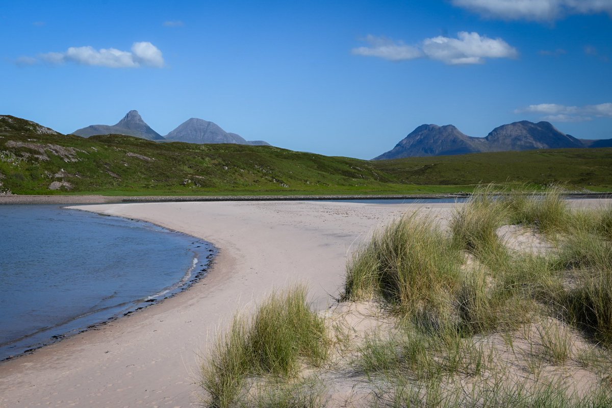 I found a beautiful quiet beach. #Scotland