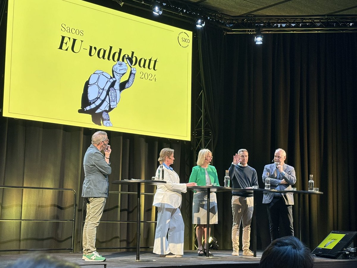 Euro, kärnkraft, kriminalitet och klimatmål är något av det som diskuteras i Sacos EU-valdebatt 2024 – valrörelsens mest städade debatt med <a href="/jsjostedt/">Jonas Sjöstedt</a> <a href="/tomastobe/">Tomas Tobé</a> @fritzon_h <a href="/KarinKarlsbro/">Karin Karlsbro</a>. saco.se/opinion-fakta/…
