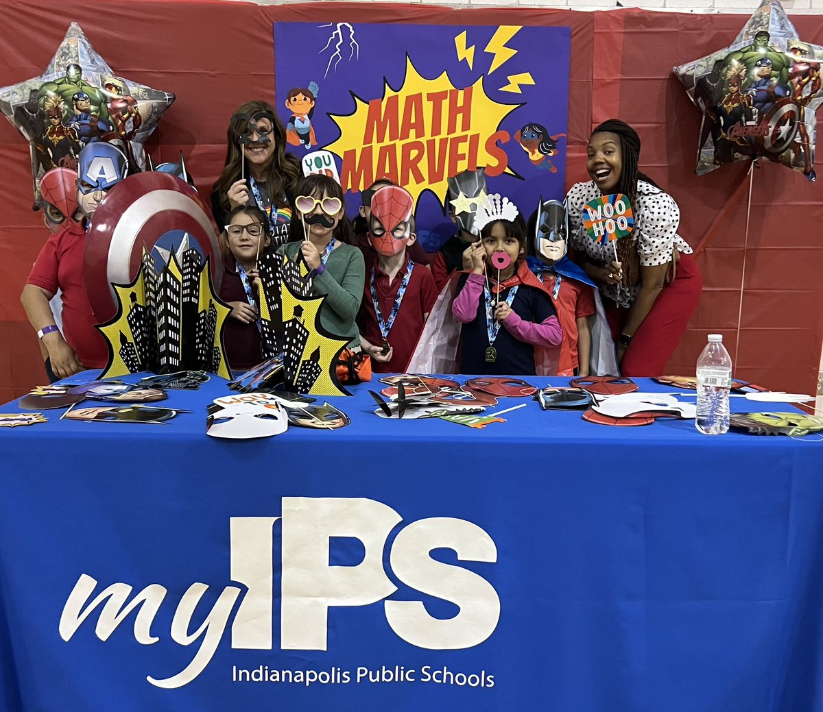 Our Math Marvels had a blast showing off their knowledge with best superintendent in Indiana! <a href="/AleesiaLJohnson/">Dr. Aleesia Johnson</a>