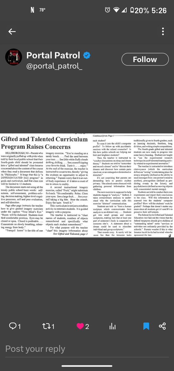 MLeeHearron's tweet image. For anyone that think folks are being weird or silly, read this about #GATE / #GATEprogram: This is from a legitimate publication: 

phyllisschlafly.com/constitution/t…

If anyone is willing to call and request for the original document that this article quoted, I would appreciate the help.…