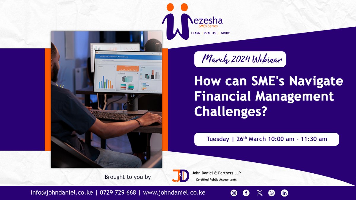 In case you missed the Wezesha SMEs Series webinar in March, here is the recording. We looked at how SMEs can overcome financial challenges. 
Watch, like, share, and subscribe to the channel.

youtu.be/CpxvsuJu3uU 

#Webinar #Webinarseries #Youtube #Business #Finance