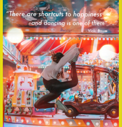 ClassJuggler's tweet photo. "There are shortcuts to happiness, and dancing is one of them." (Vicki Baum) https://t.co/ywiiRxPE4g #dance #happiness #dancing https://t.co/LsKlgXia0t