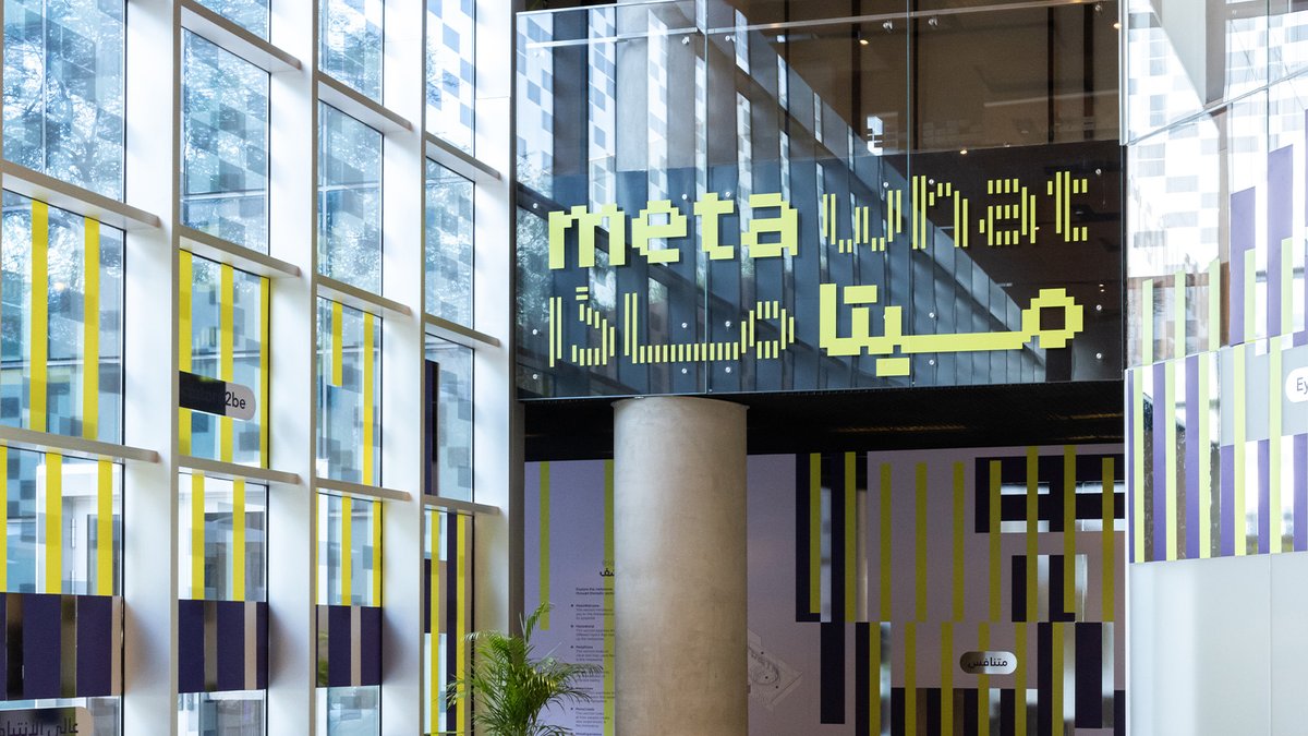 NUQatar's tweet photo. After drawing more than 14,000 visitors, #MetaWhat? by @themediamajlis winds up its eight-month run.
As the first-of-its-kind exhibition in the Arab world, it explored the pitfalls and opportunities of the metaverse in an ever-changing digital media landscape.
Learn more: https://t.co/ez952Zw0Bl
