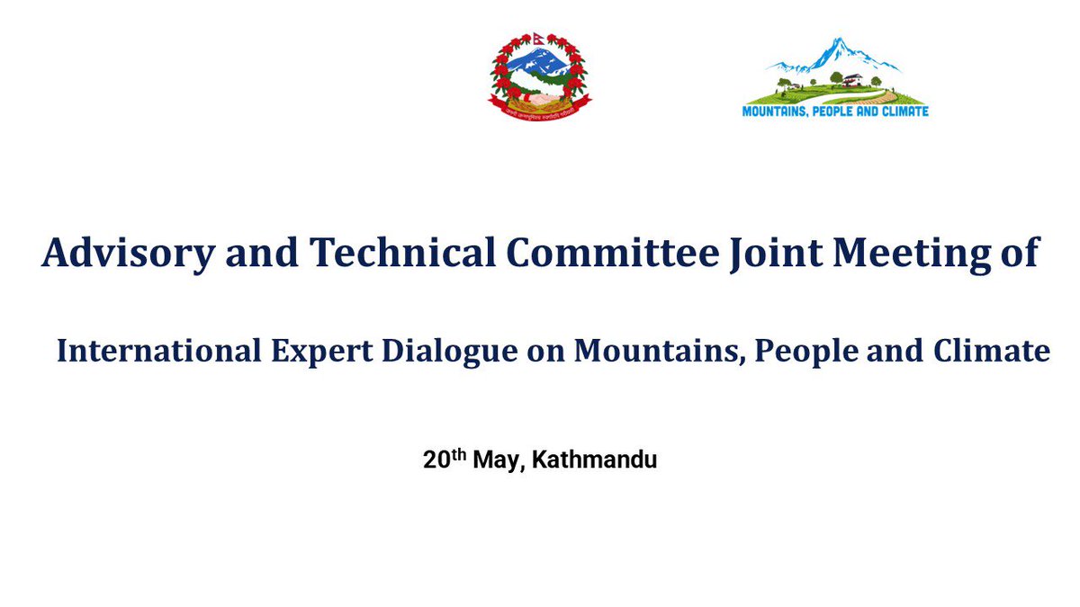 int_mountains's tweet image. Organized joint consultation meeting with the Advisory and the Technical Committee of the dialogue. This event was followed by press meet about the progress of the dialogue.

#MountainsAndBeyond #ClimateAction