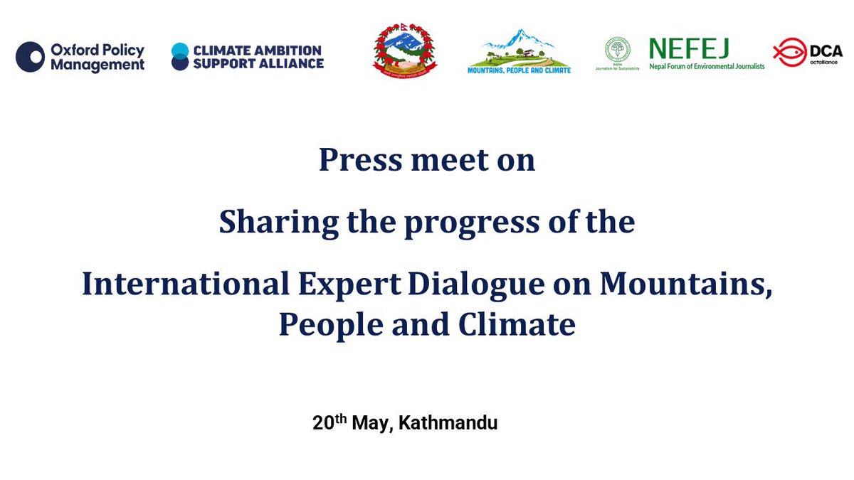 int_mountains's tweet image. Organized joint consultation meeting with the Advisory and the Technical Committee of the dialogue. This event was followed by press meet about the progress of the dialogue.

#MountainsAndBeyond #ClimateAction