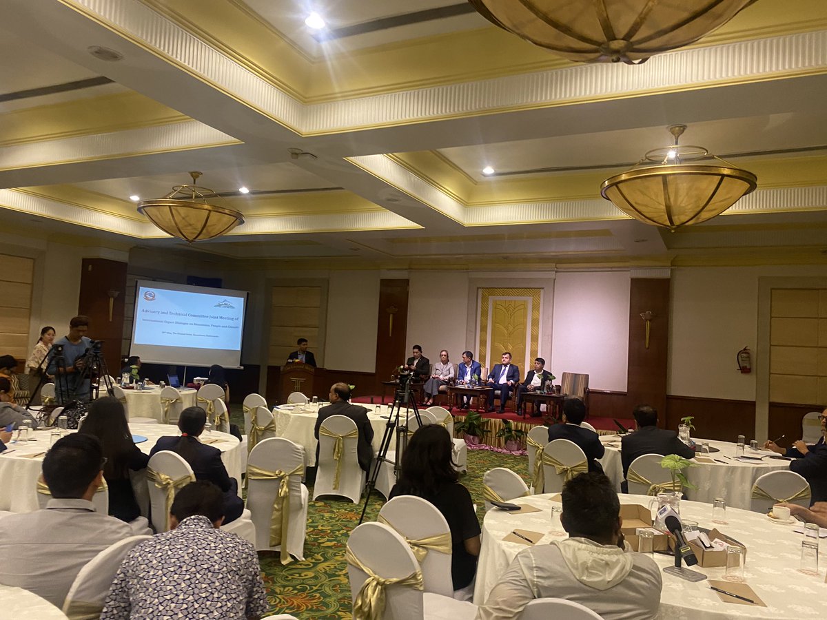 int_mountains's tweet image. Organized joint consultation meeting with the Advisory and the Technical Committee of the dialogue. This event was followed by press meet about the progress of the dialogue.

#MountainsAndBeyond #ClimateAction