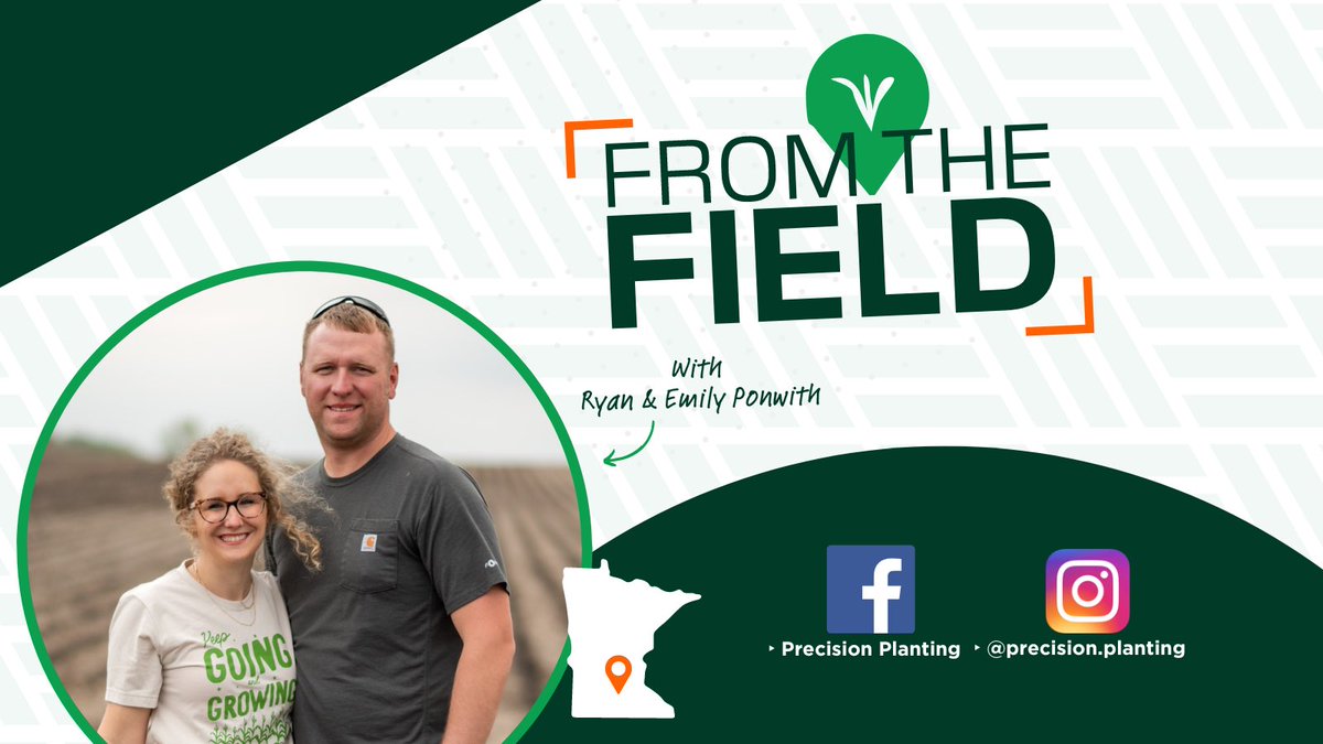 𝗙𝗿𝗼𝗺 𝘁𝗵𝗲 𝗙𝗶𝗲𝗹𝗱 » Planting Soybeans in Minnesota Follow along over on our Instagram and Facebook stories as farmers, Ryan & Emily Ponwith of Ponwith Farms, take us along for a day of planting soybeans in southern Minnesota! #plant24