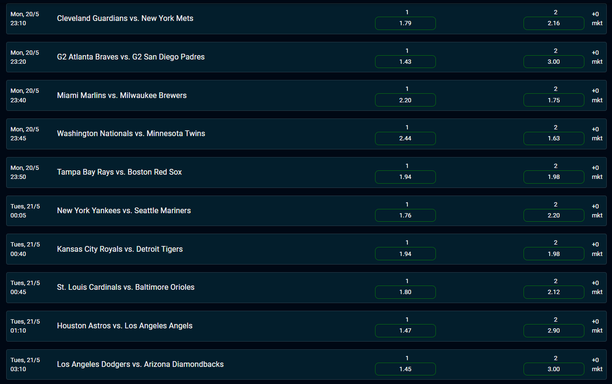 Purebet_io's tweet photo. How many total home runs will there be in the MLB games shown below? Entry closes when the 1st game starts. RT and reply to enter

The correct guess wins free bet tokens for Purebet V2.

New: value of the free bet will be equal to the number of entries. More guesses, bigger prize https://t.co/YkWi0Fan5O