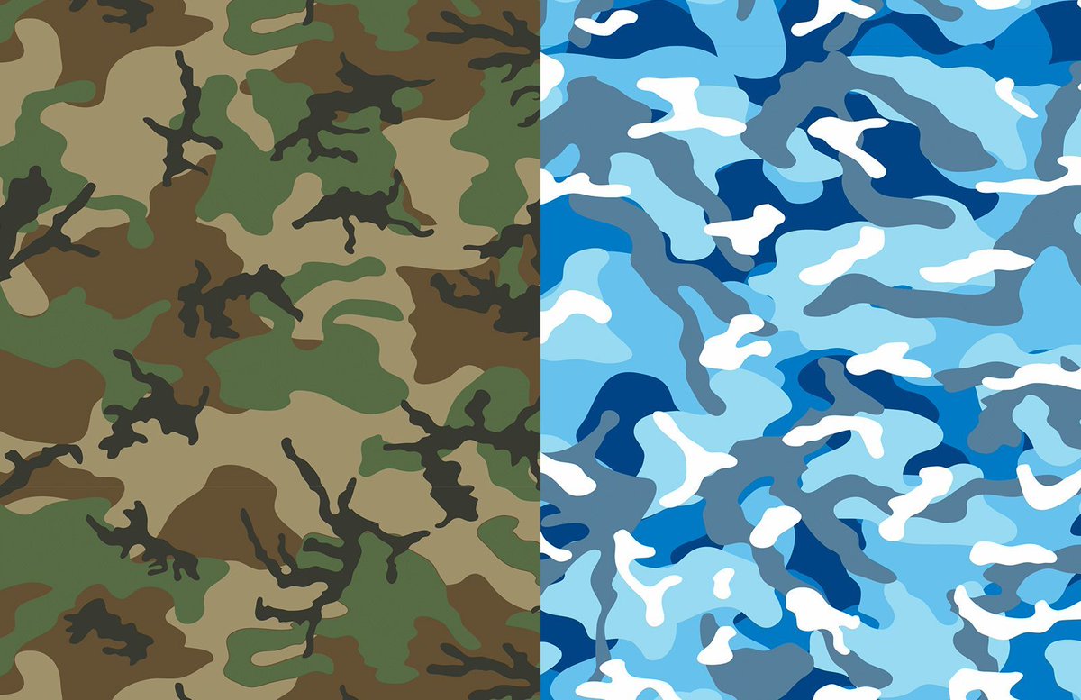 Camouflage Vector Patterns - WeGraphics buff.ly/44O6pnW