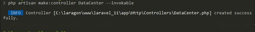 AlemsBaja's tweet image. #LaravelSnippets #php #Laravel
Do you know?
You can use the 'php artisan make:controller DataCenter --invokable' If you want to create a controller that performs a single action in Laravel.
The name of the controller can be used to access it in the Routes file.