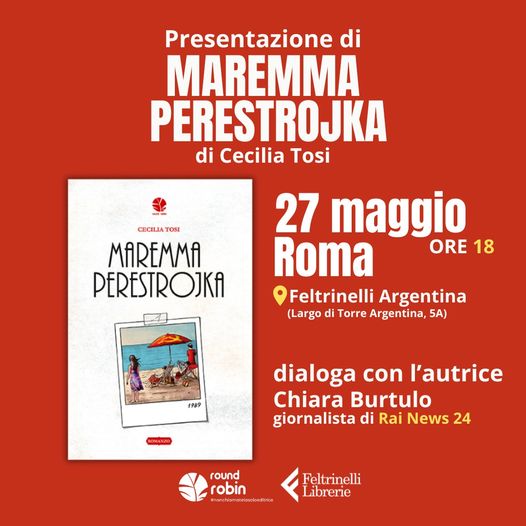 ceciliatosi's tweet image. Dio è morto, Raisi è morto, ma io mi sento abbastanza bene. E lunedì prossimo sarò alla Feltrinelli per presentare il mio "Maremma perestrojka". Chi viene mi fa felice @RoundRobined