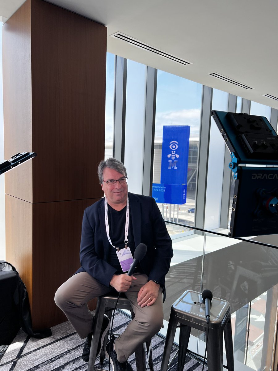 furrier's tweet image. Let’s Go IBM.. there back GenAI is a gift to a once lost IBM.  #ibmthink