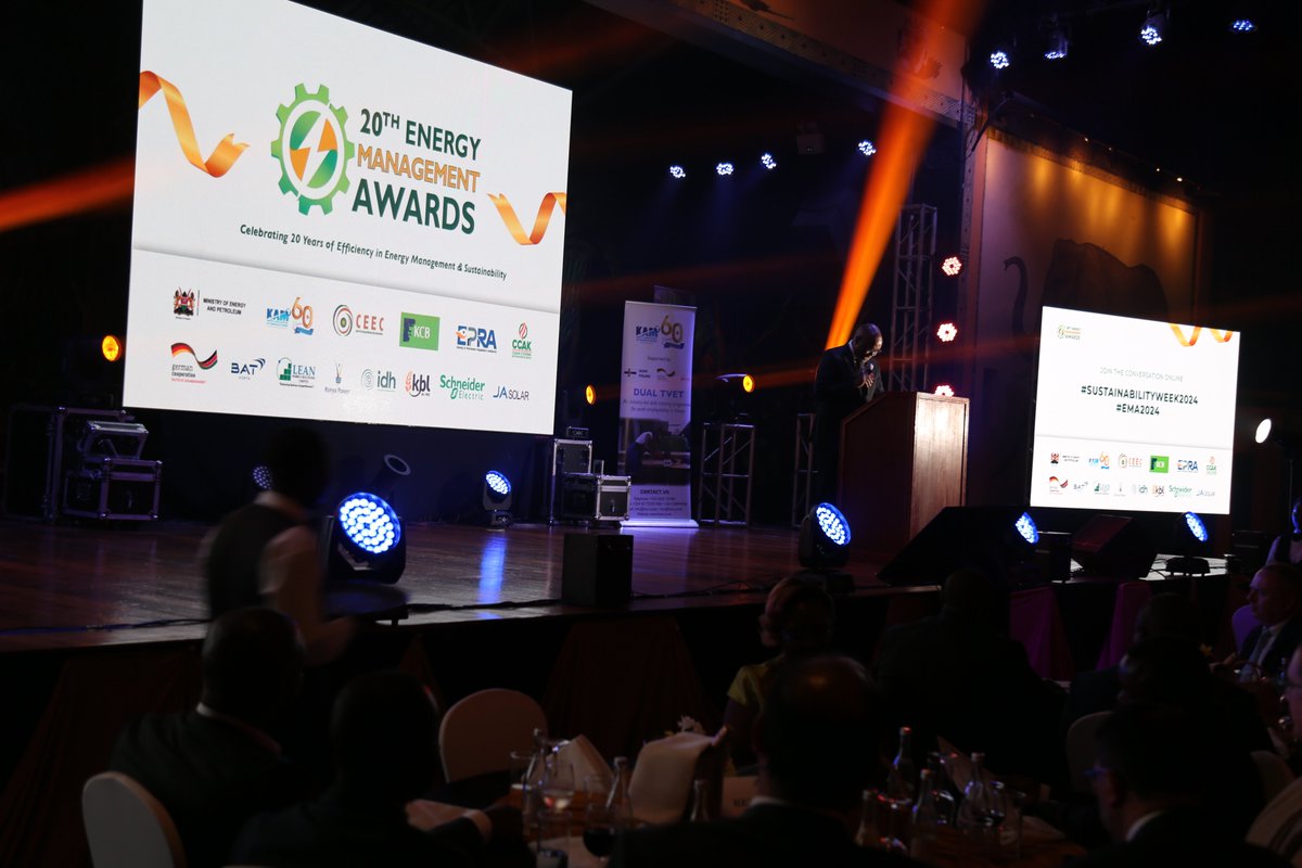 EPRA is proud to sponsor the 20thEnergy Management Awards which are convened annually by the Kenya Association of Manufacturers (KAM) to recognise industrial and commercial enterprises that have demonstrated excellence in energy efficiency. Our stakeholders are encouraged to