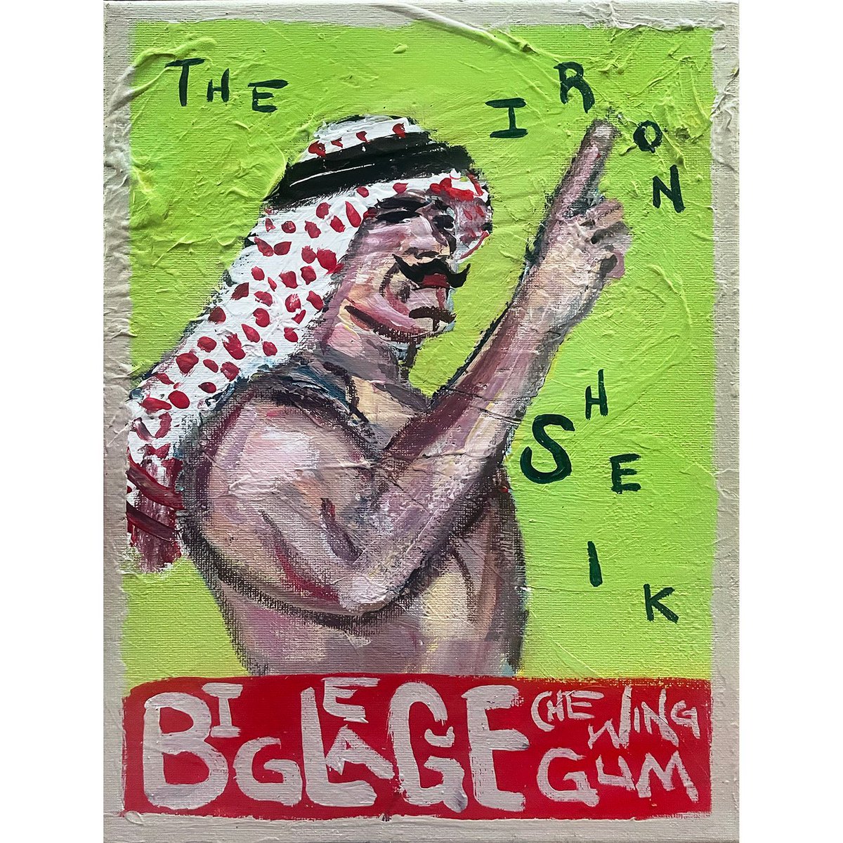 “In the gym, I am the man. I am the strongest, I am the best. Even the weights are scared of me.” -Iron Sheik #ironsheik