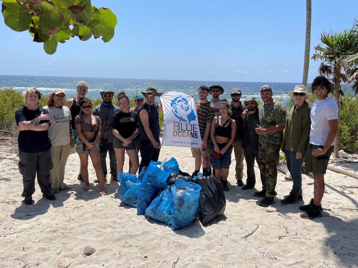 Dive90uk's tweet photo. During their expedition to Cuba, the students from the University of the West of England conducted a Beach Clean up in the National park. They were able to collect 20 bags of rubbish from a Turtle nesting site over 2 visits. 
#Blueoceans #dive90 #uwebristol #beachclean #divessi https://t.co/WPvznx6D0v