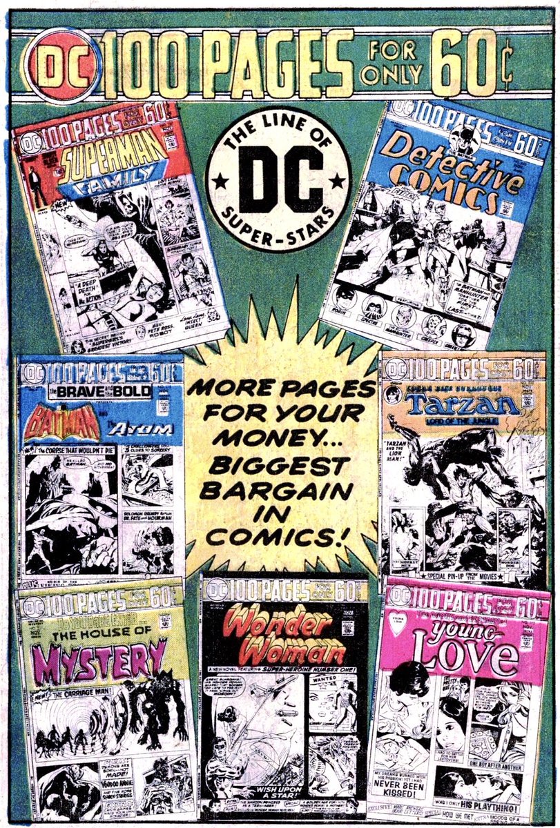 #DCComics 100 Page Super Spectaculars on sale in July 1974…! 👀 linktr.ee/theearth2podca…