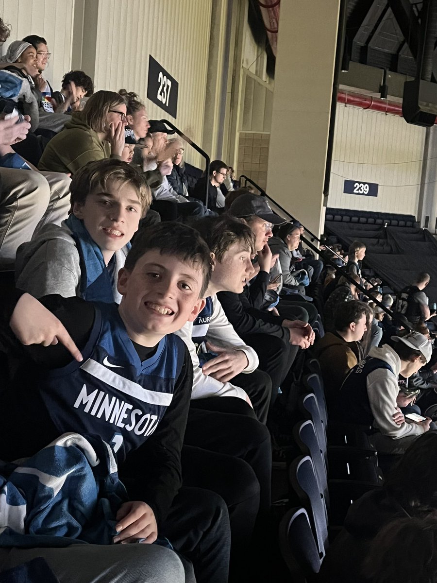 xraymbrown's tweet photo. @cultivated_cbd @Timberwolves Loving every minute, even in the nosebleeds! Go wolves!! 
#BringYaAss https://t.co/N1oqNUJSHE