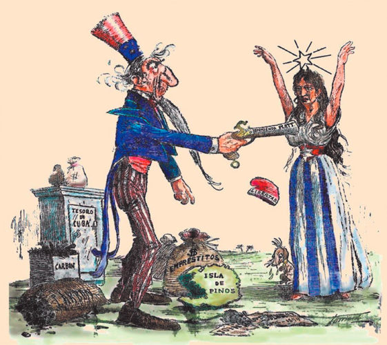 Il n'y a rien à fêter Le 20 mai 1902, la Néo-colonie est établie à #Cuba sous occupation #yankee La République est née sous le #joug américain🇺🇲 et loin du rêve cubain après 30 ans de lutte contre le #colonialisme espagnol⤵️ 🧵